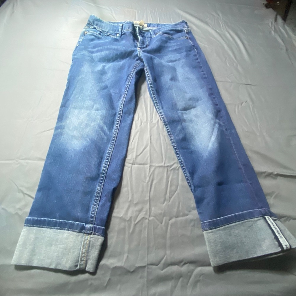 Womens Banana Republic Straight Leg Jean Cuffed Size 6/28
